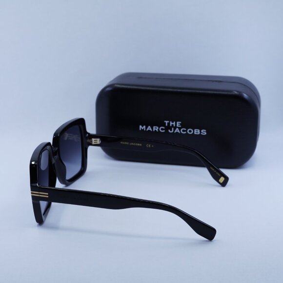 Marc Jacobs MJ 1034/S 0RHL 9O Square Sunglasses - Black/Grey Gradient - Picture 3 of 8